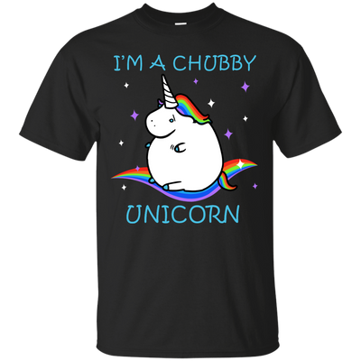 I'm A Chubby Unicorn-T-Shirt & Hoodie-Classic T-Shirt-Black