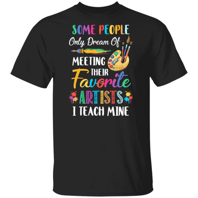 I Teach Mine Art Teacher Funny Artists Gift-T-Shirt & Hoodie-Classic T-Shirt-Black