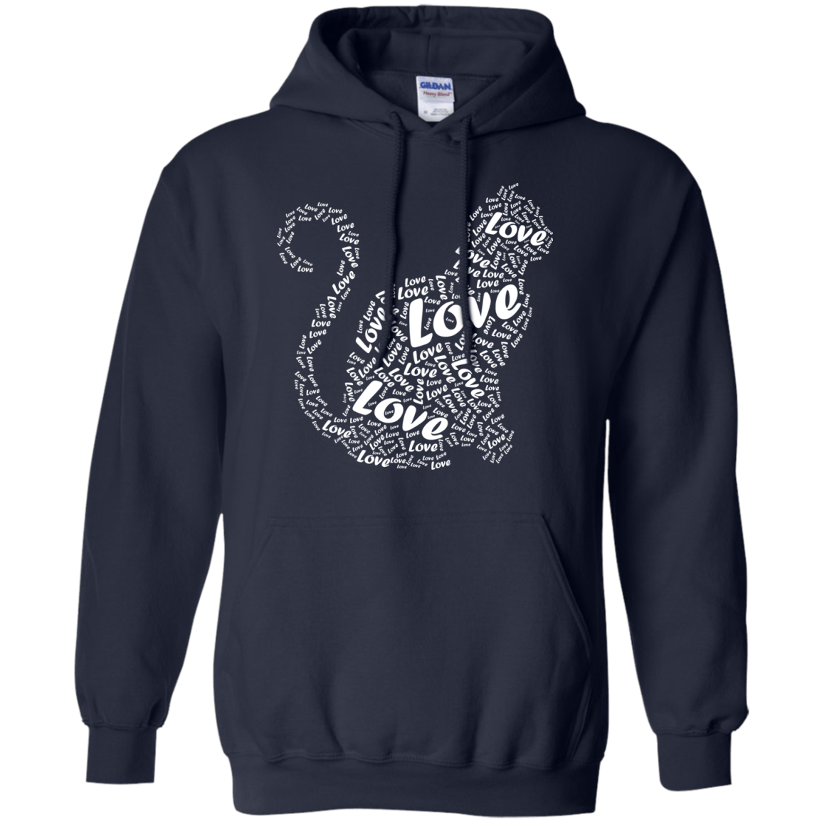 I Love Cats-T-Shirt & Hoodie-Pullover Hoodie-Navy