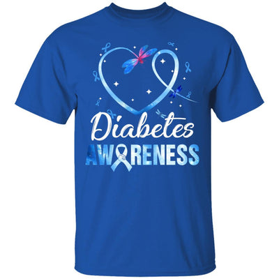 Dragonfly Diabetes Awareness-T-Shirt & Hoodie-Classic T-Shirt-Royal