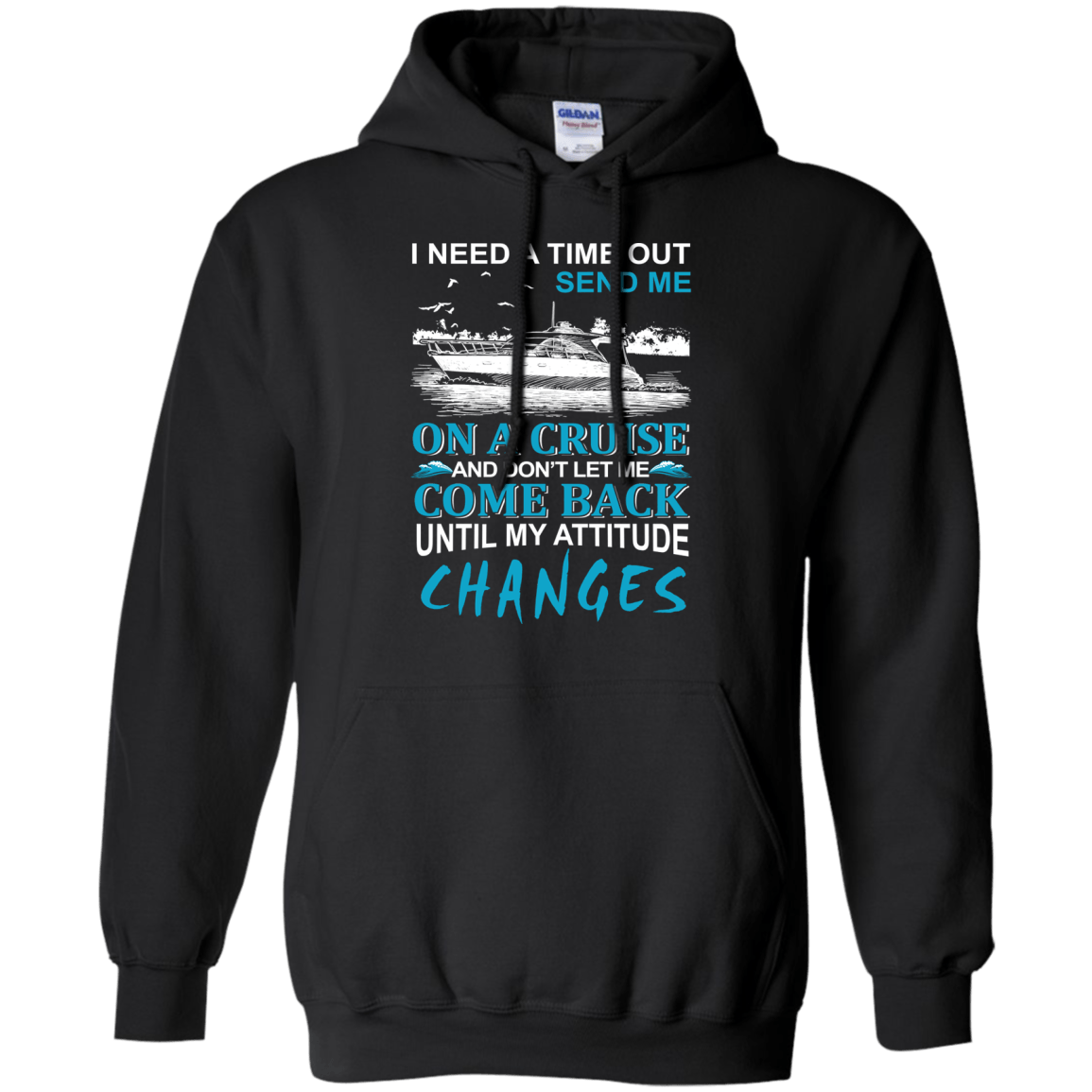 Send Me On A Cruise-T-Shirt & Hoodie-Pullover Hoodie-Black