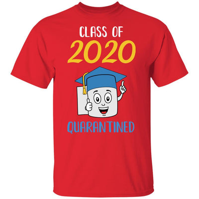 Class Of 2020 Graduating Class In Quarantine School Youth-Youth Shirt-Youth T-Shirt-Red