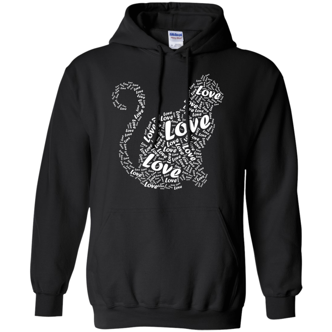 I Love Cats-T-Shirt & Hoodie-Pullover Hoodie-Black