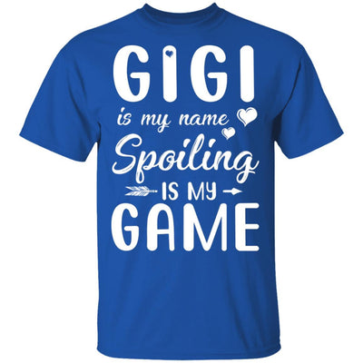 Gigi Is My Name Spoiling Is My Game Funny Mothers Day-T-Shirt & Tank Top-Classic T-Shirt-Royal
