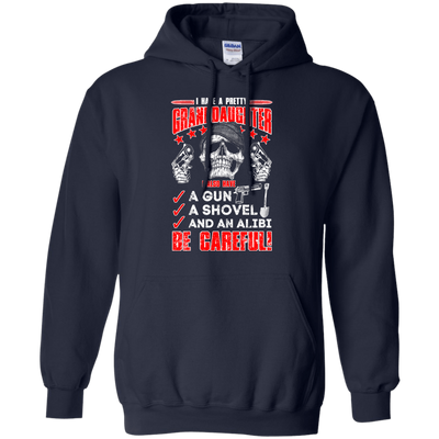 I HAVE A PRETTY GRANDDAUGHTER-T-Shirt & Hoodie-Pullover Hoodie-Navy
