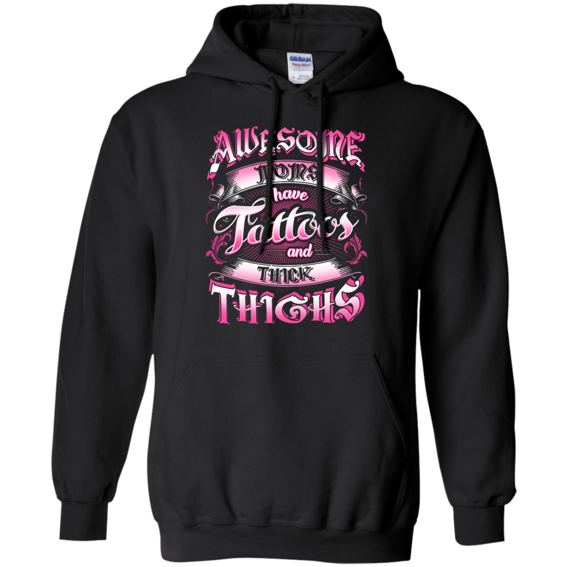 Awesome Moms Have Tattoos And Thick Thighs-T-Shirt & Tank Top-