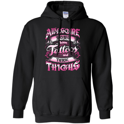 Awesome Moms Have Tattoos And Thick Thighs-T-Shirt & Tank Top-