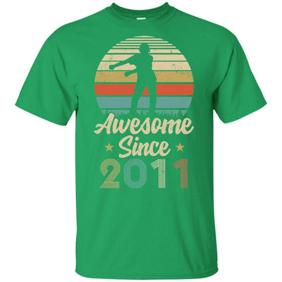 Vintage Flossing Awesome Since 2011 10th Birthday Gift Youth-Youth Shirt-Youth T-Shirt-Irish Green