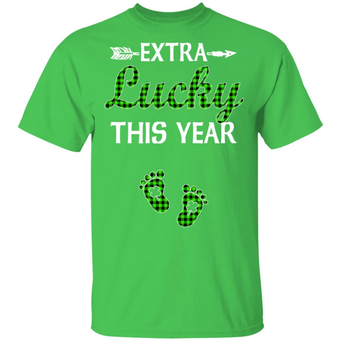 Funny St Patricks Day Gift Pregnancy Announcement Pregnant-T-Shirt & Hoodie-Classic T-Shirt-Irish Green