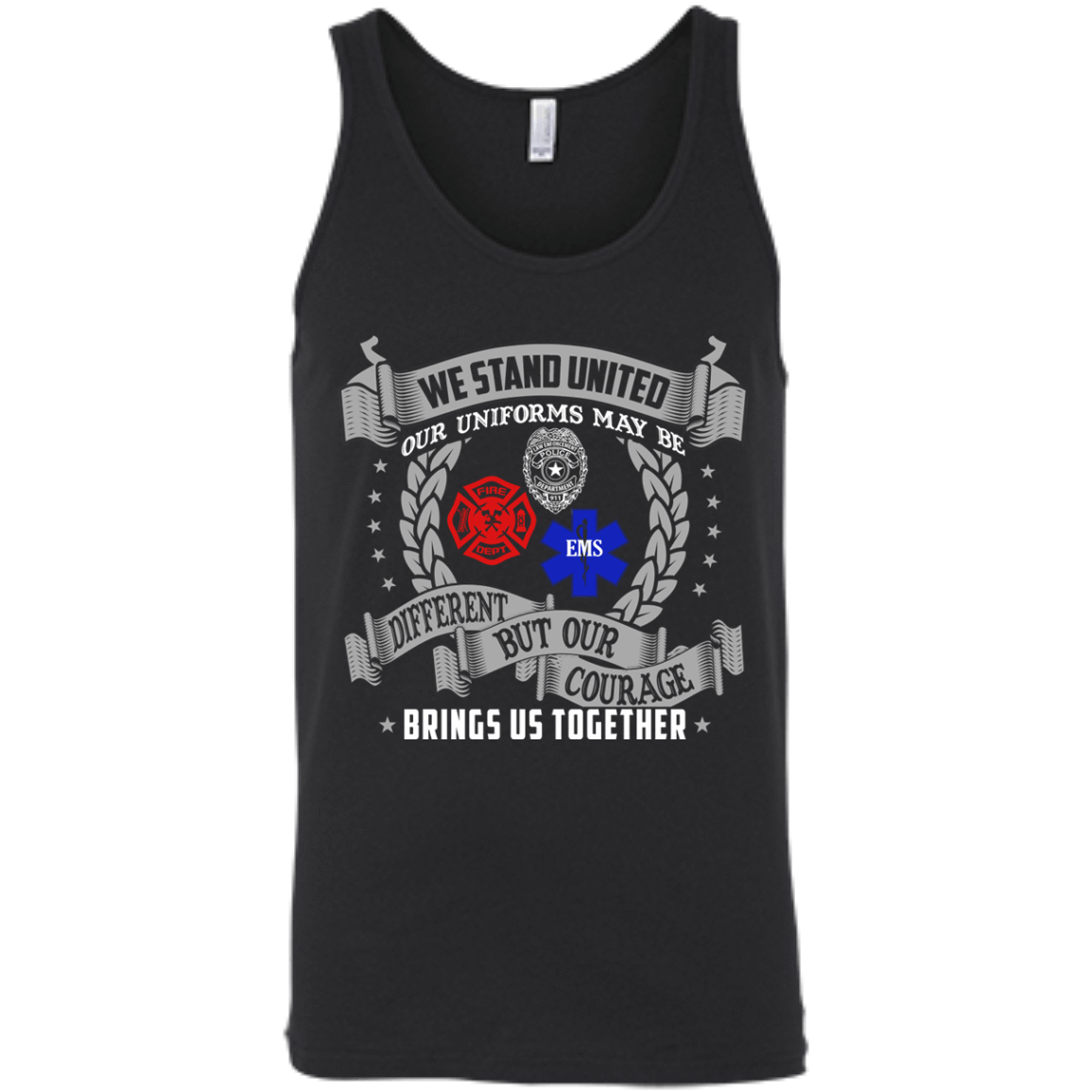 We Stand United Our Uniforms Brings Us Together-T-Shirt & Hoodie-Unisex Tank-Black