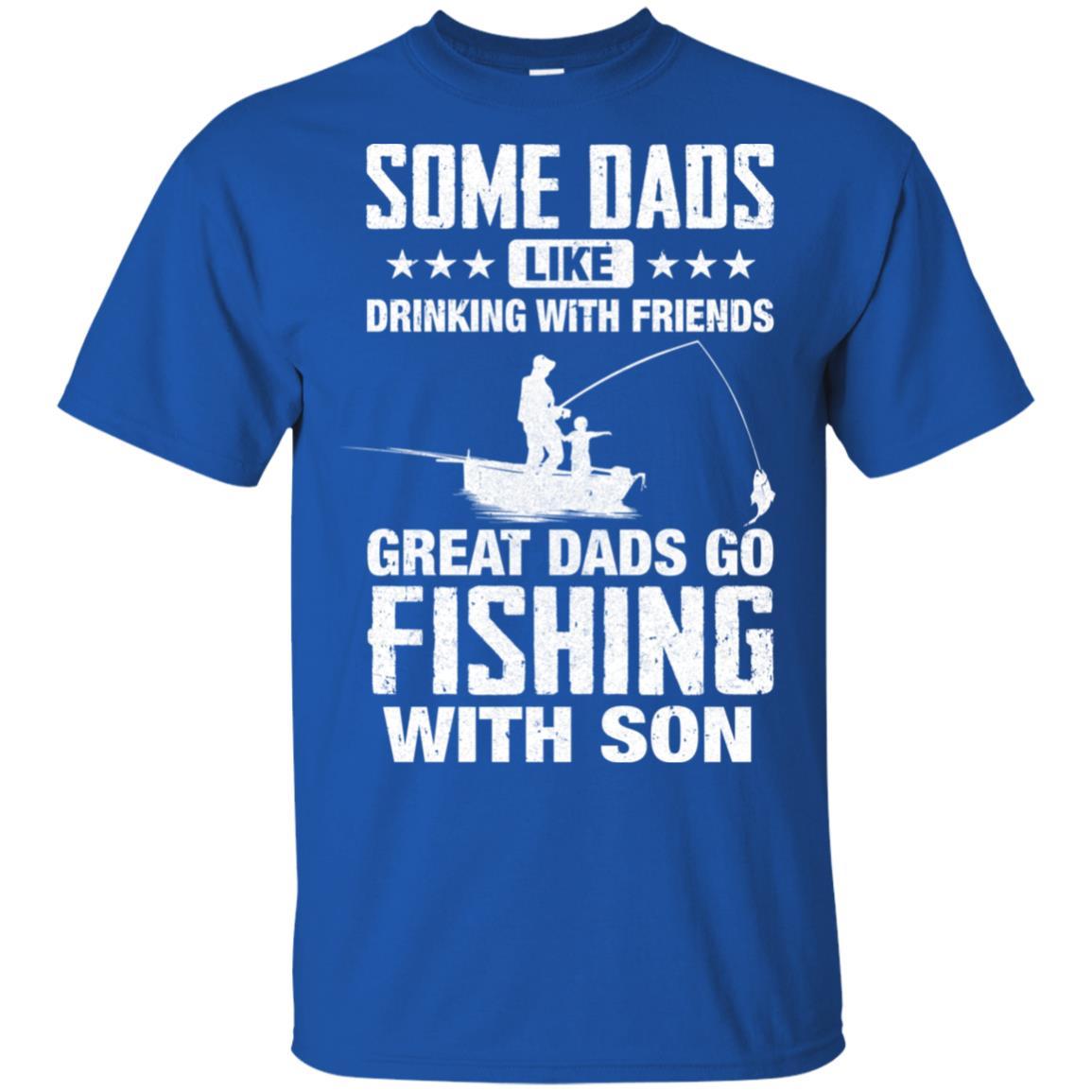 Great Dad Go Fishing With Son Father Day Gift-T-Shirt & Hoodie-Classic T-Shirt-Royal