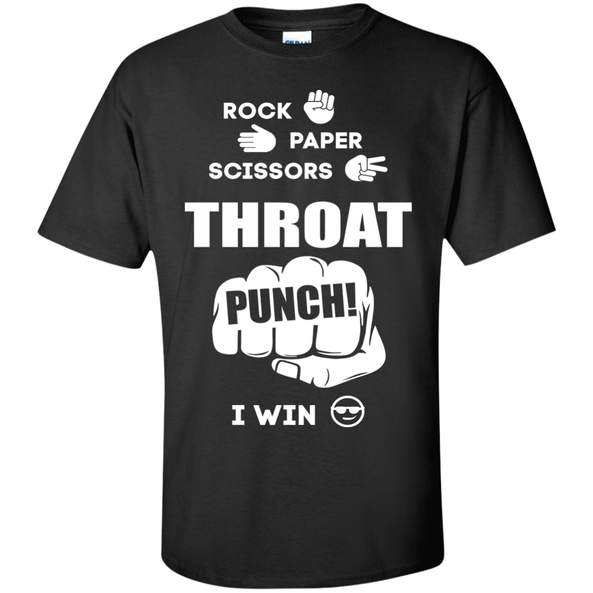 Throat Punch - I Win-T-Shirt & Hoodie-Classic T-Shirt-Black