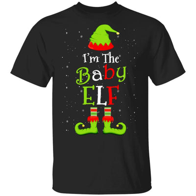I'm The Baby Elf Family Matching Funny Christmas Group Gift-T-Shirt & Sweatshirt-Classic T-Shirt-Black