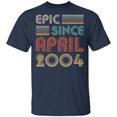 Epic Since April 2004 Vintage 17th Birthday Gifts-T-Shirt & Hoodie-Classic T-Shirt-Navy