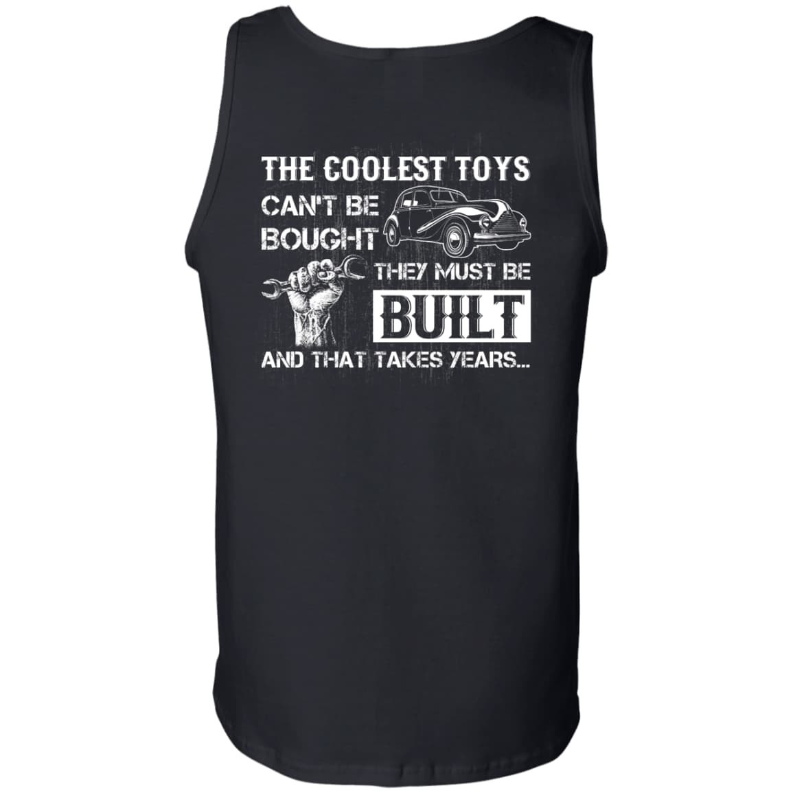 Coolest Toys Can't Be Bought They Must Be Built-T-Shirt & Hoodie-Unisex Tank-Black