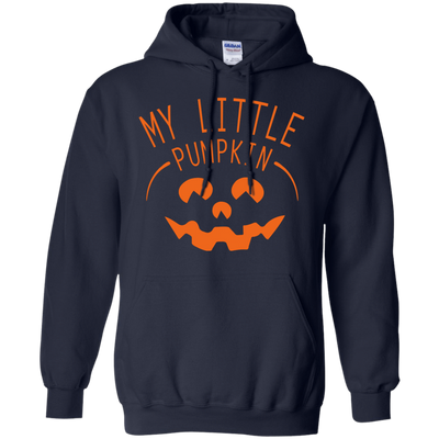 My Little Pumpkin Halloween Maternity T-Shirt-T-Shirt & Hoodie-Pullover Hoodie-Navy