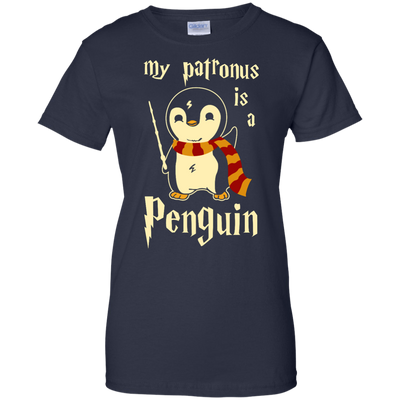 My Patronus Is A Penguin-T-Shirt & Hoodie-Women's T-Shirt-Navy