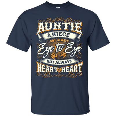 Auntie And Niece Not Always Eye To Eye-T-Shirt & Hoodie-Classic T-Shirt-Navy
