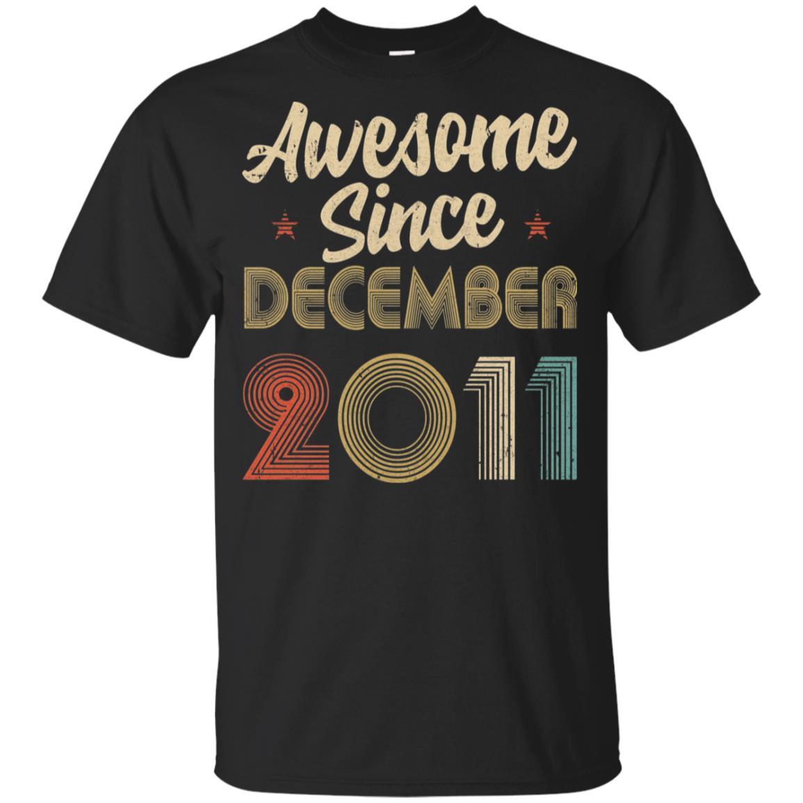 Awesome Since December 2011 Vintage 11th Birthday Gifts Youth