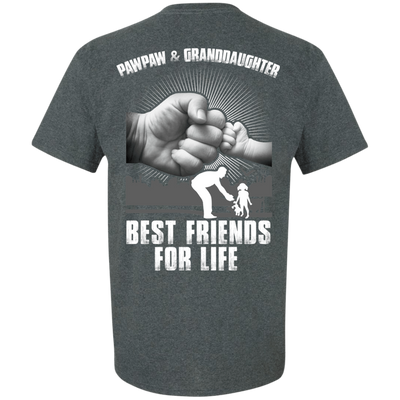 Pawpaw And Granddaughter Best Friends For Life-T-Shirt & Hoodie-Classic T-Shirt-Dark Heather