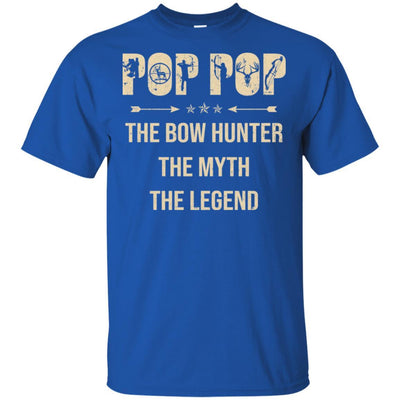 Pop Pop The Bow Hunter The Myth The Legend Funny Hunting-T-Shirt & Hoodie-Classic T-Shirt-Royal