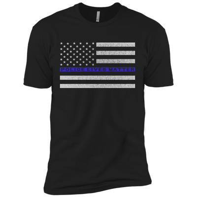 Police Lives Matter Support-T-Shirt & Hoodie-Premium T-Shirt-Black