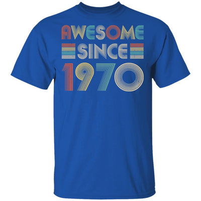Awesome Since 1970 51th Birthday Gifts-T-Shirt & Hoodie-Classic T-Shirt-Royal