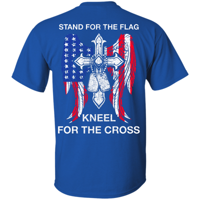 Stand For The Flag Kneel For The Cross-T-Shirt & Hoodie-Classic T-Shirt-Royal