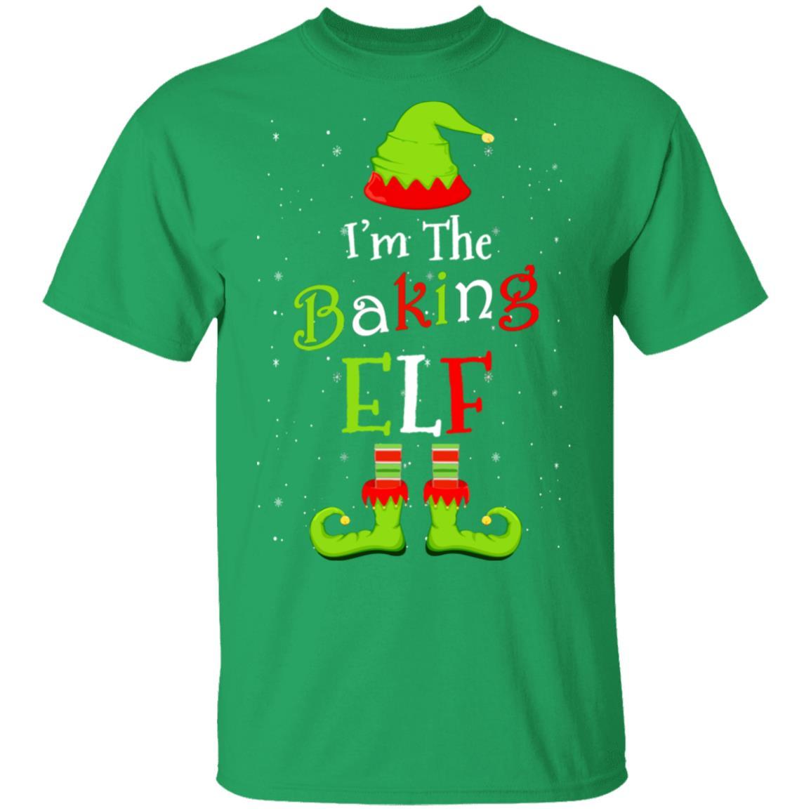 I'm The Baking Elf Family Matching Funny Christmas Group Gift-T-Shirt & Sweatshirt-Classic T-Shirt-Irish Green