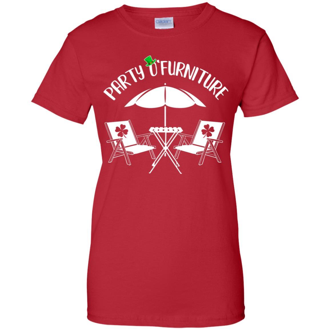 Funny St Patrick's Day Patty O'Furniture-T-Shirt & Hoodie-Women's T-Shirt-Red