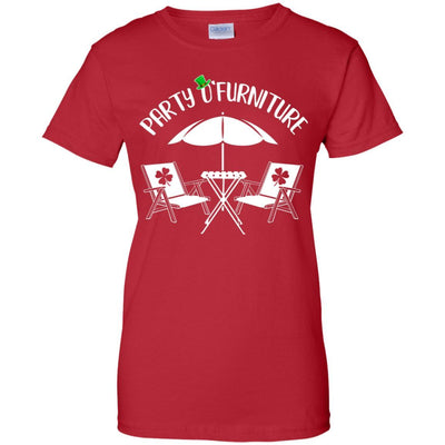 Funny St Patrick's Day Patty O'Furniture-T-Shirt & Hoodie-Women's T-Shirt-Red