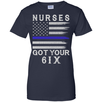 Nurse I Got Your Six-T-Shirt & Hoodie-Women's T-Shirt-Navy