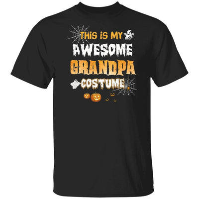 Halloween This Is My Awesome Grandpa Costume-T-Shirt & Hoodie-Classic T-Shirt-Black