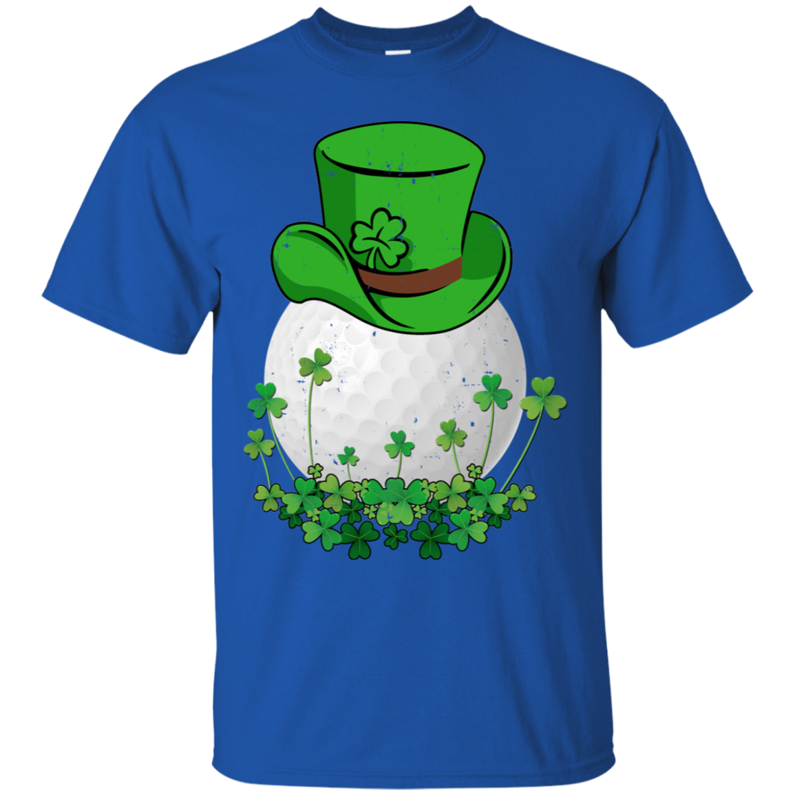 Shamrock Golf Leprechaun St Patricks Day-T-Shirt & Hoodie-Classic T-Shirt-Royal