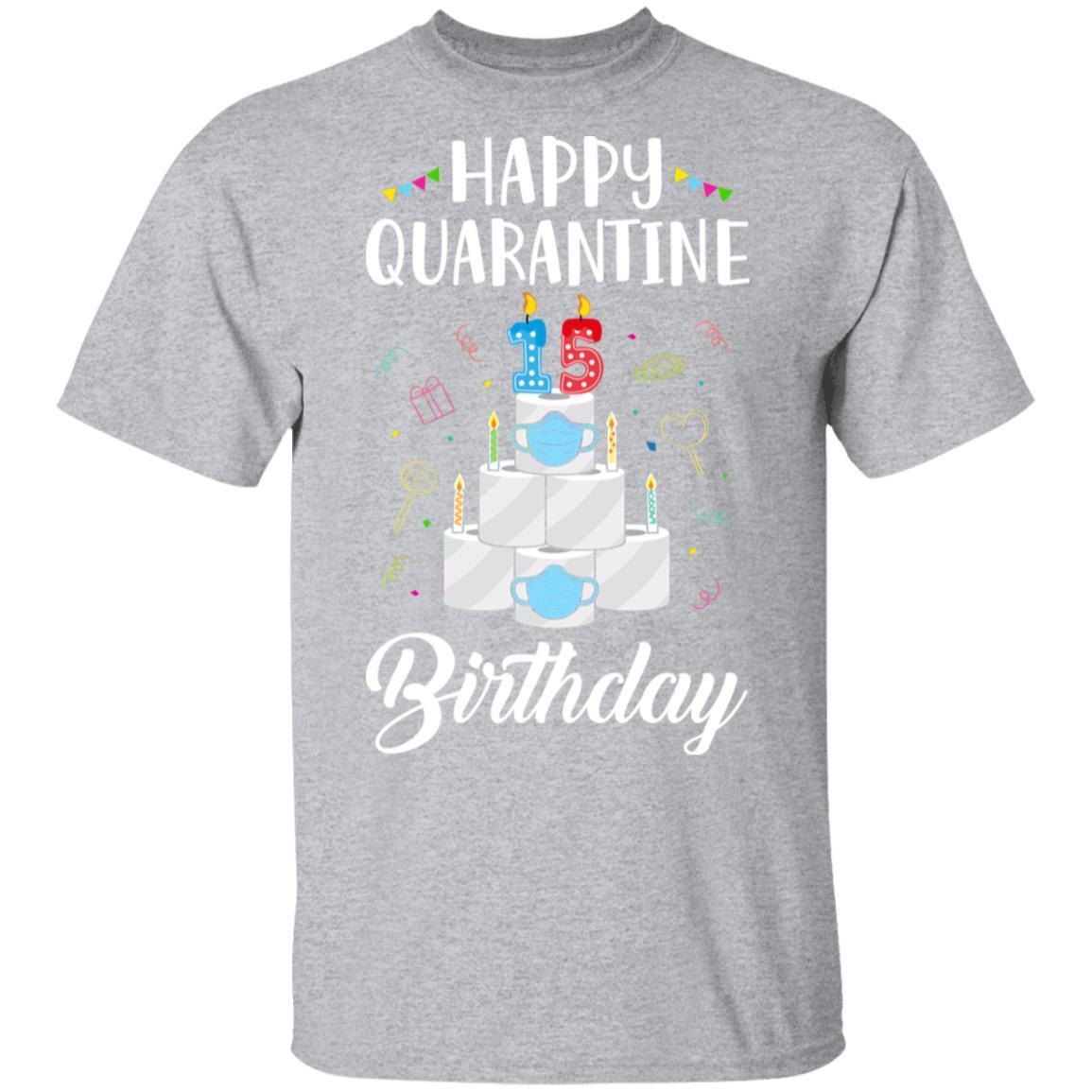15th Birthday Gift Idea 2006 Happy Quarantine Birthday-T-Shirt & Tank Top-Classic T-Shirt-Sport Grey