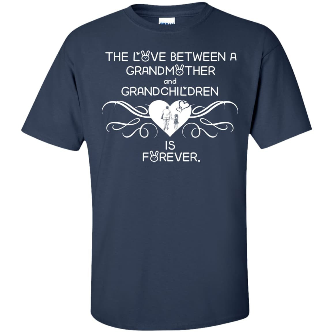 GRANDMOTHER AND GRANDCHILDREN IS FOREVER-T-Shirt & Hoodie-Classic T-Shirt-Navy