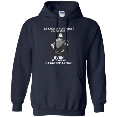STAND UP FOR WHAT YOU BELIEVE-T-Shirt & Hoodie-Pullover Hoodie-Navy