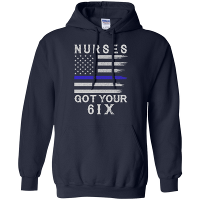 Nurse I Got Your Six-T-Shirt & Hoodie-Pullover Hoodie-Navy