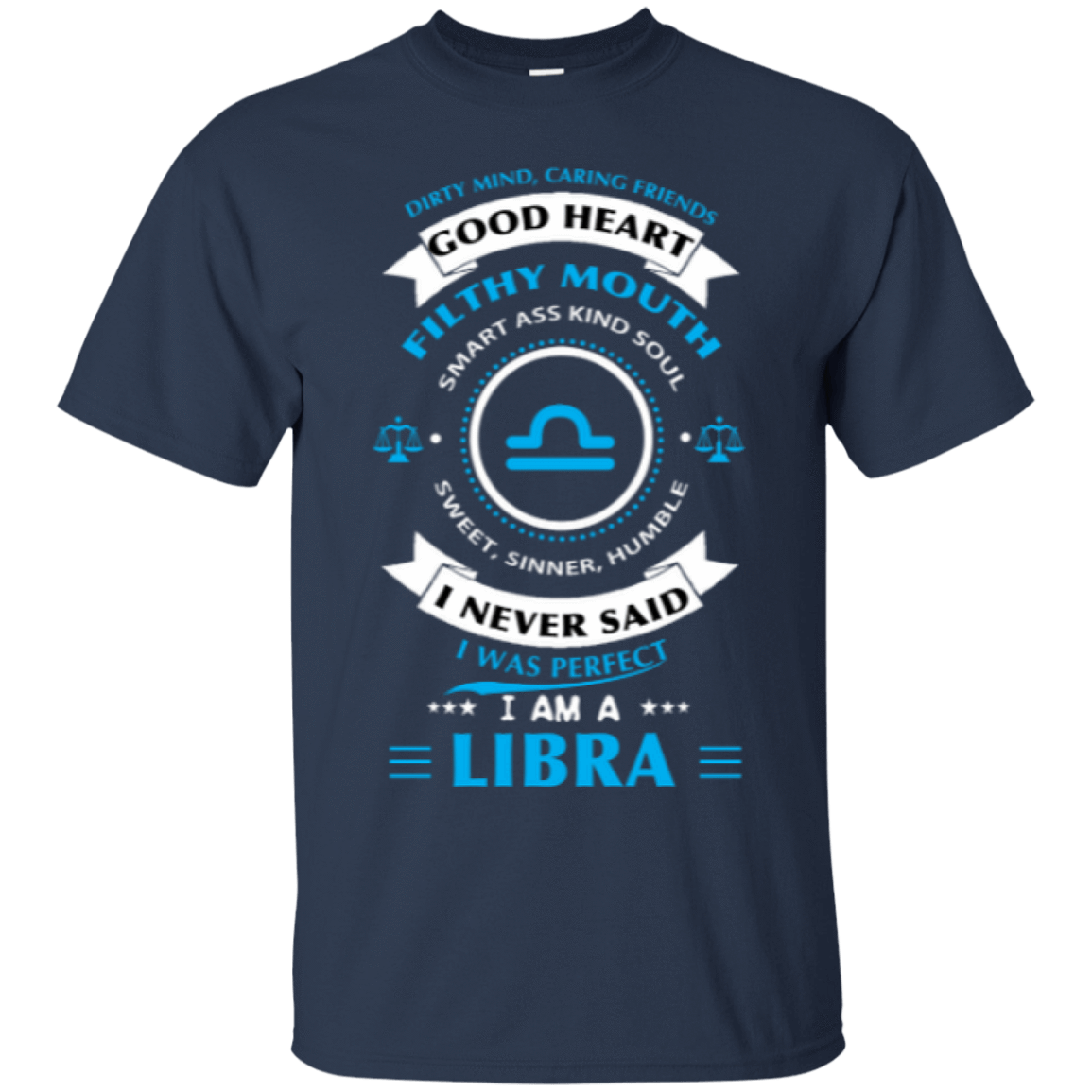 I'm A Libra-T-Shirt & Hoodie-Classic T-Shirt-Navy