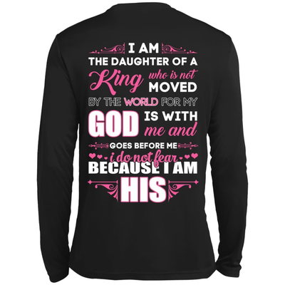 I Am The Daughter Of A King-T-Shirt & Hoodie-Long Sleeve T-Shirt-Black