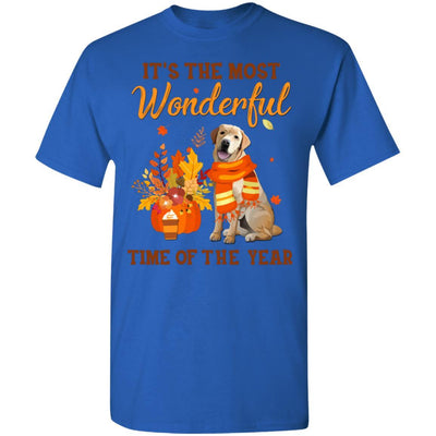 Labrador Autumn It's The Most Wonderful Time Of The Year-T-Shirt & Hoodie-Classic T-Shirt-Royal
