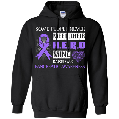 Pancreatic Awareness Some People Never Meet Hero-T-Shirt & Hoodie-Pullover Hoodie-Black