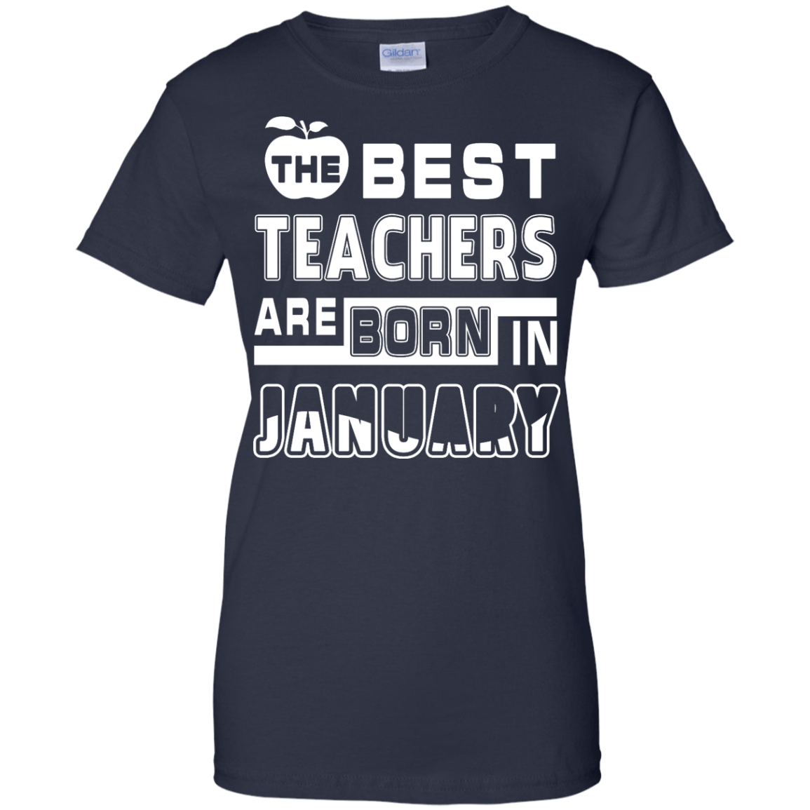 The Best Teachers Are Born In February-T-Shirt & Hoodie-Women's T-Shirt-Navy