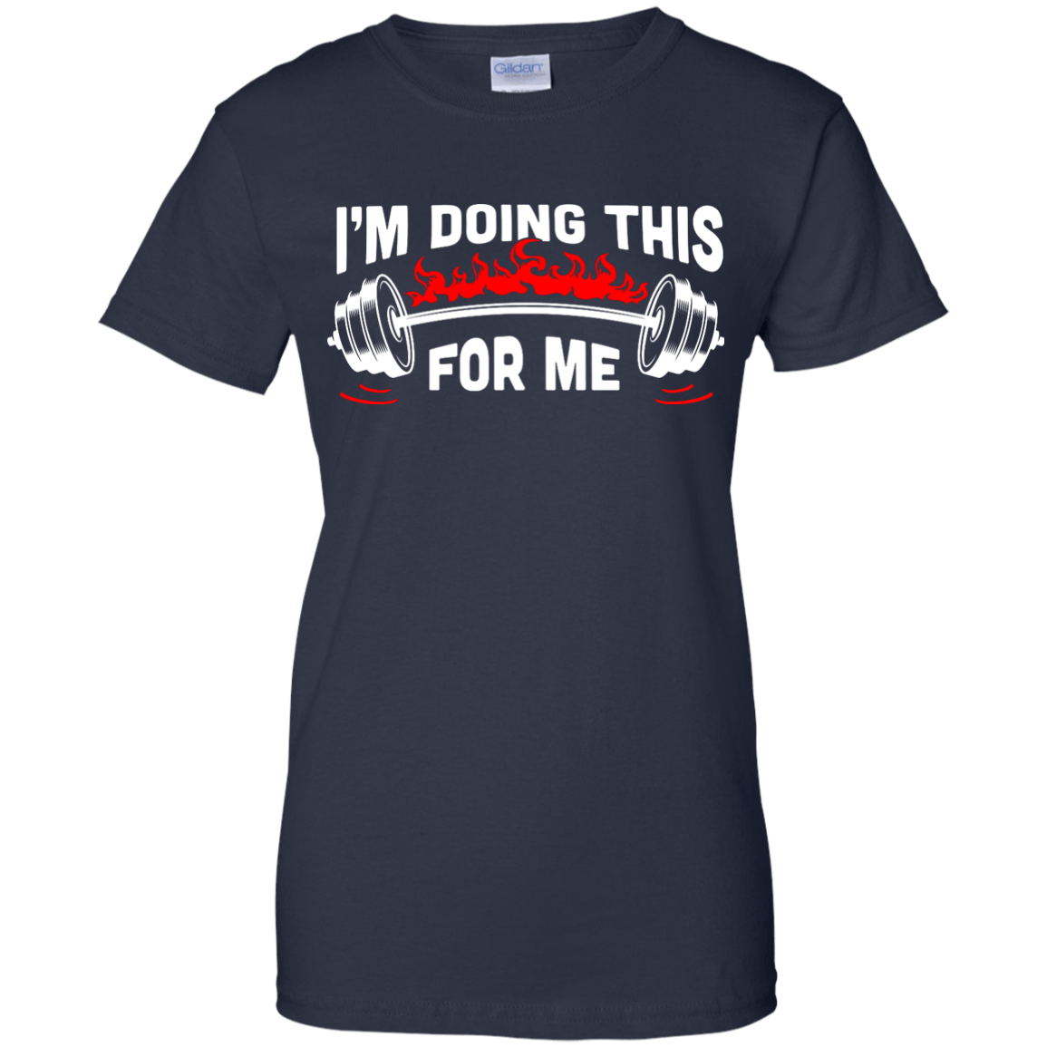 I'm Doing This For Me-T-Shirt & Hoodie-Women's T-Shirt-Navy