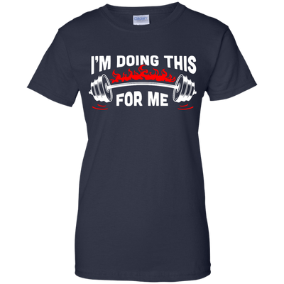 I'm Doing This For Me-T-Shirt & Hoodie-Women's T-Shirt-Navy