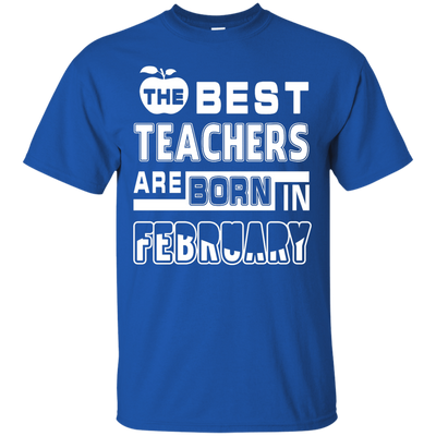 The Best Teachers Are Born In January-T-Shirt & Hoodie-Classic T-Shirt-Royal