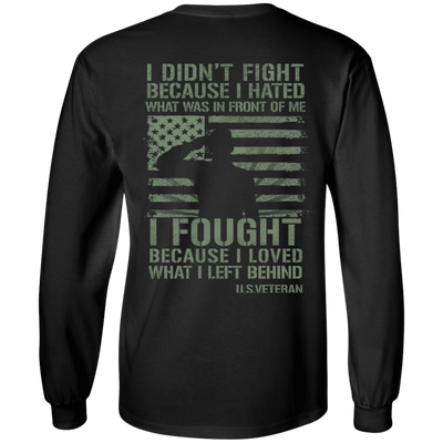 US Veteran Affairs-T-Shirt & Hoodie-Long Sleeve T-Shirt-Black