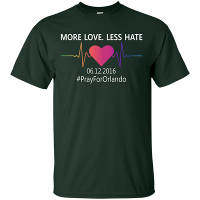 More Love Less Hate - Orlando-T-Shirt & Hoodie-Classic T-Shirt-Forest Green