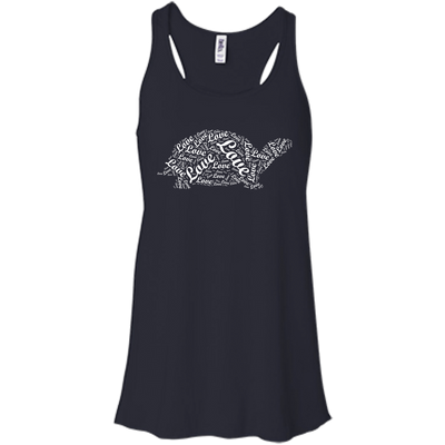 I Love Turtles-T-Shirt & Hoodie-Women's Flowy Racerback Tank-Midnight