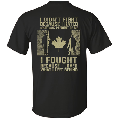 Canada Veteran Affairs-T-Shirt & Hoodie-Classic T-Shirt-Black